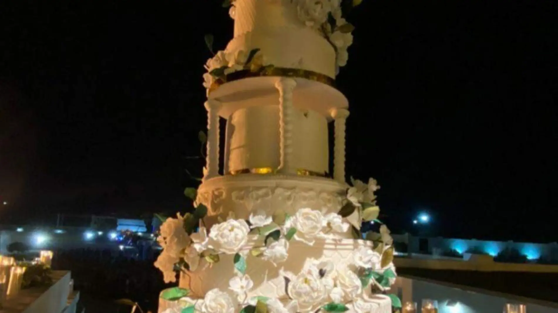 Pastel de bodas gigante para el Chef Juan Ángel